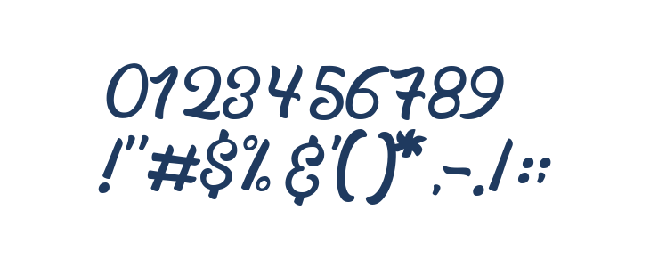 Blanchope Regular Other Characters