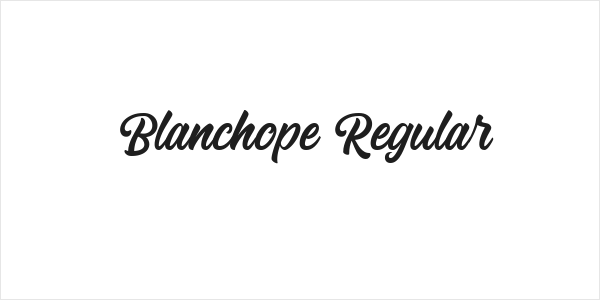 Blanchope Regular Logo