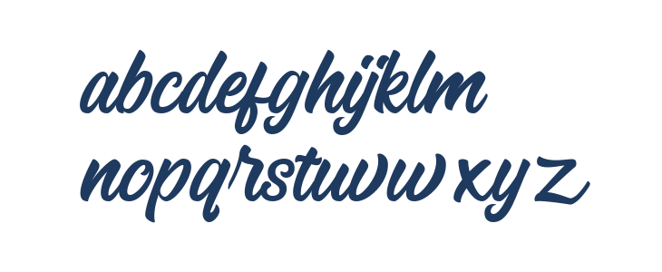 Blanchope Regular Lowercase