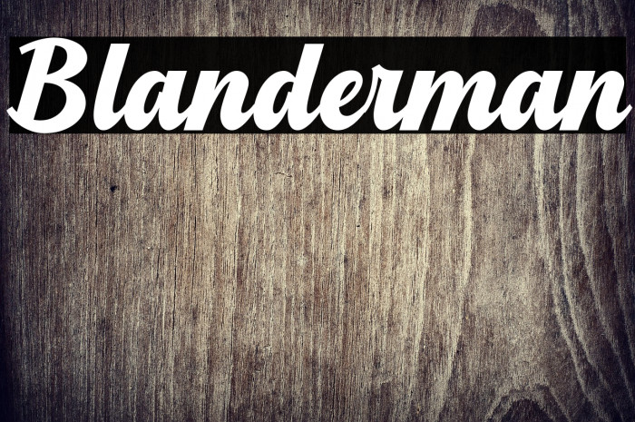 Blanderman Example 3