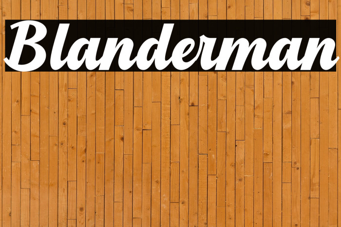 Blanderman Example 3
