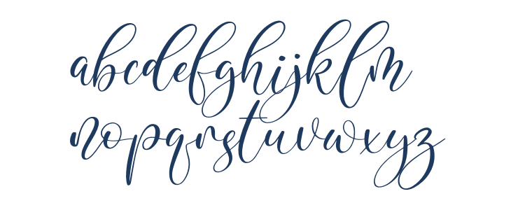 Blandita Italic Lowercase