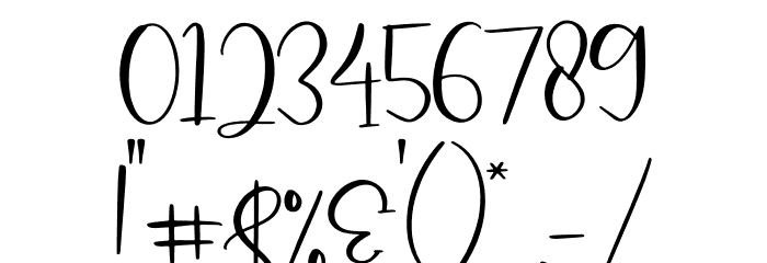 Blandita Font OTHER CHARS