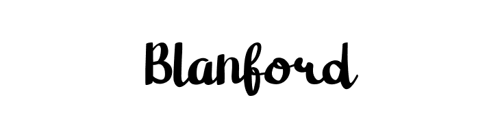 Blanford  font caratteri gratis