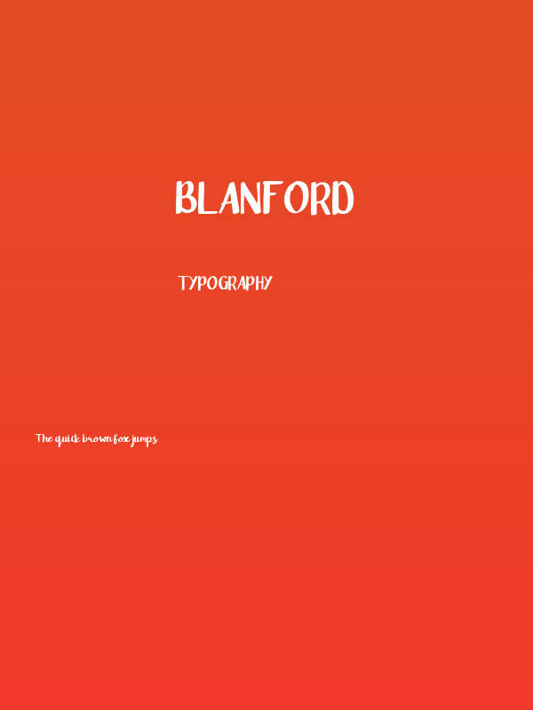 Blanford Poster