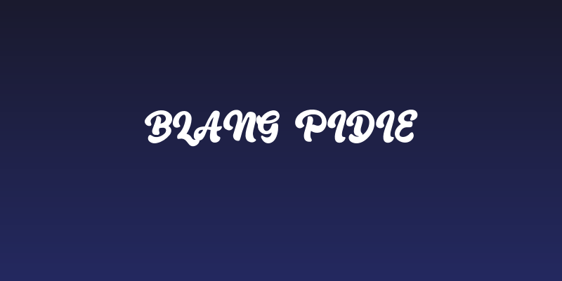 Blang Pidie Social Header