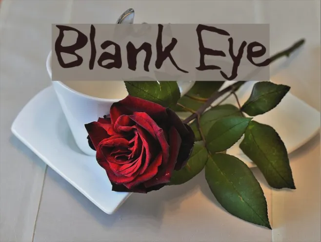 Blank Eye Example 3