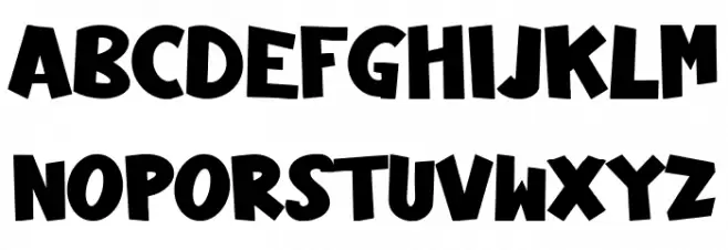 Blank Idea フォント 大文字