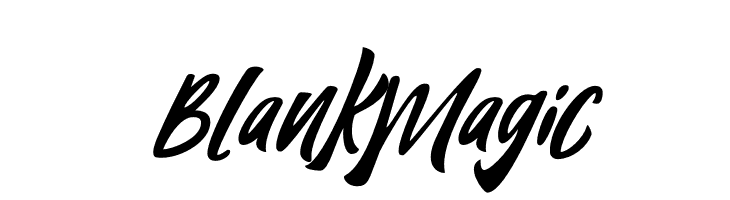 Blank Magic  les polices de caractères gratuit tlcharger