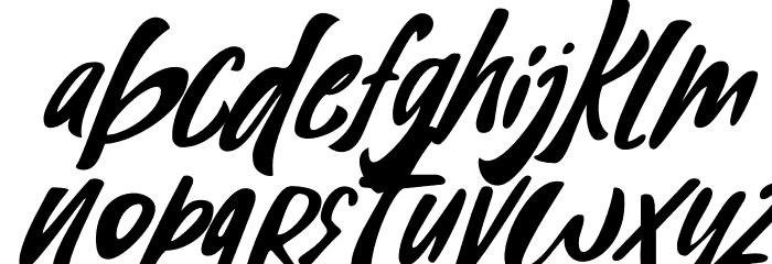 Blank Magic Font LOWERCASE
