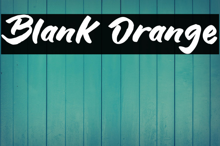Blank Orange Example 2