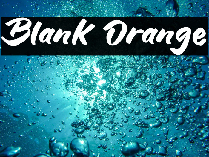 Blank Orange Example 3
