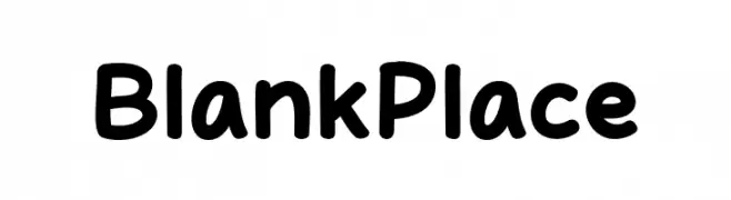 Blank Place  Descarca Fonturi Gratis