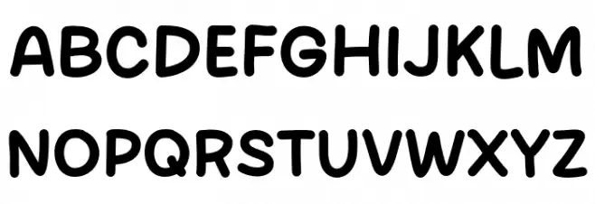 Blank Place Schriftart Groß