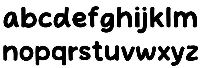 Blank Place Font LOWERCASE