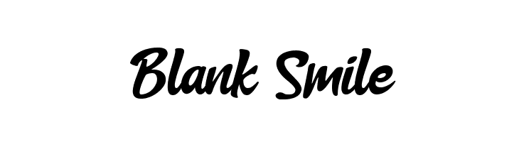 Blank Smile  नि: शुल्क फ़ॉन्ट्स डाउनलोड