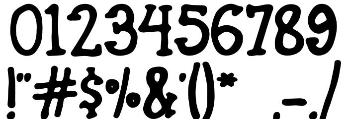 Blank Type Nol Font OTHER CHARS