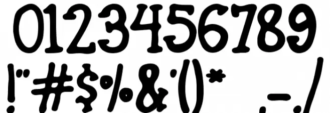 Blank Type Nol Font OTHER CHARS