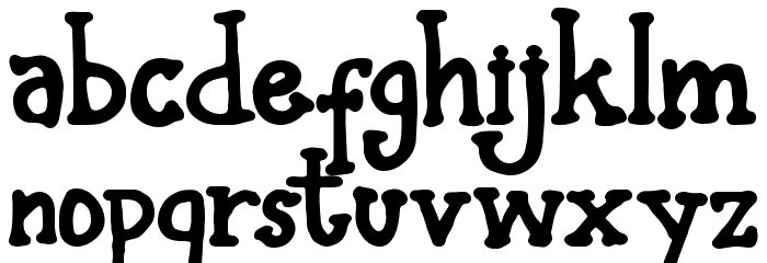 Blank Type Nol Font LOWERCASE