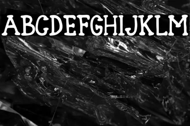 Blank Type Nol Font examples