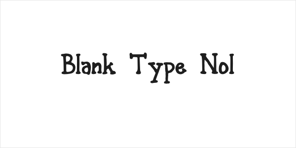 Blank Type Nol Logo