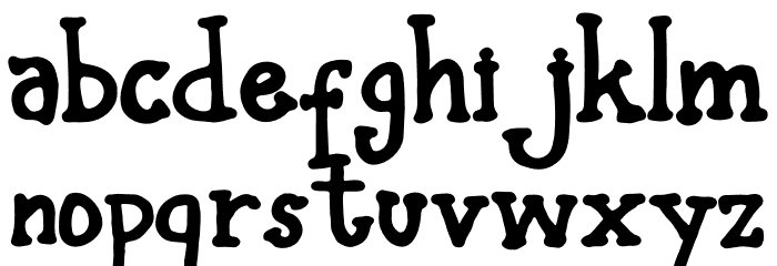 Blank Type Nol Font LOWERCASE