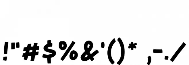 BlankMomentDEMO Font OTHER CHARS