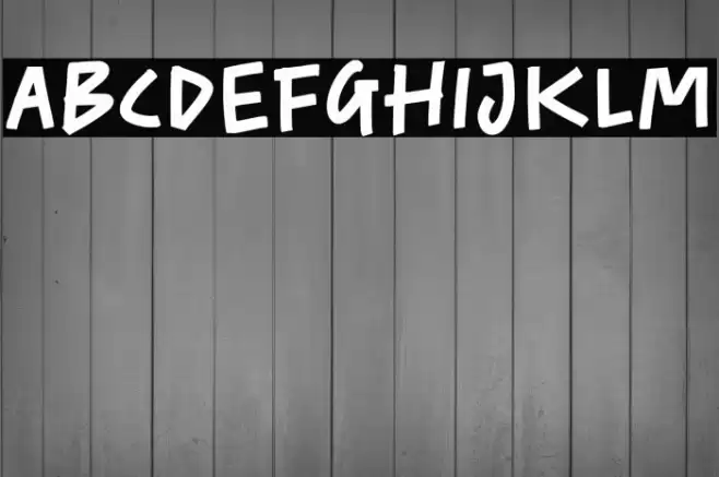 BlankMomentDEMO Font examples