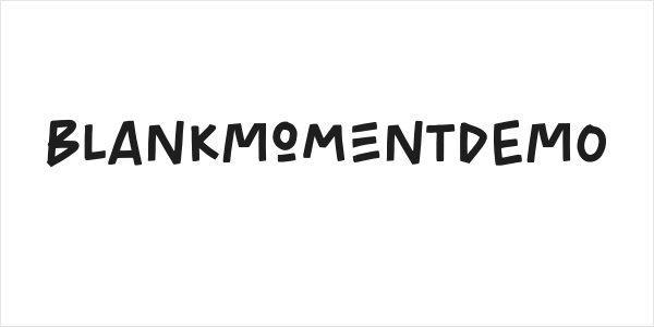 BlankMomentDEMO Logo