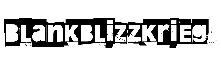 Blankblizzkrieg  font caratteri gratis