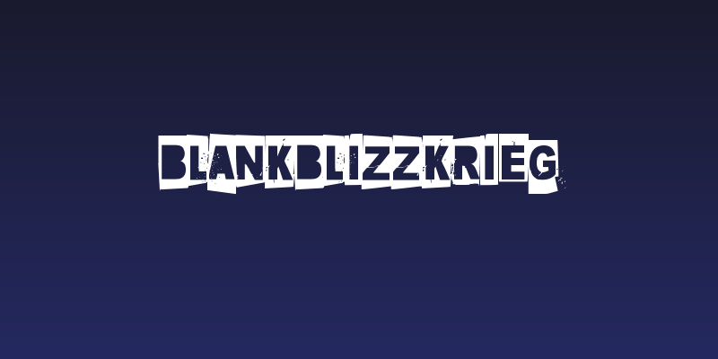 Blankblizzkrieg Social Header