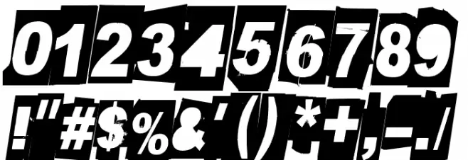 Blankblizzkriegi Italic Font OTHER CHARS