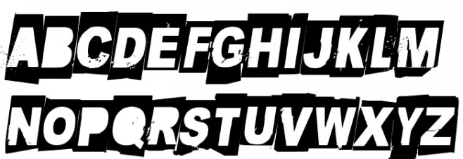 Blankblizzkriegi Italic Fonte MAIÚSCULAS