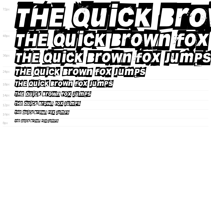 Blankblizzkriegi Italic Waterfall