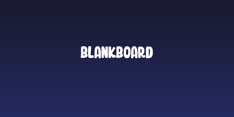 Blankboard Social Header
