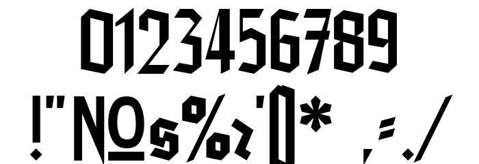 Blankenburg Regular Font OTHER CHARS