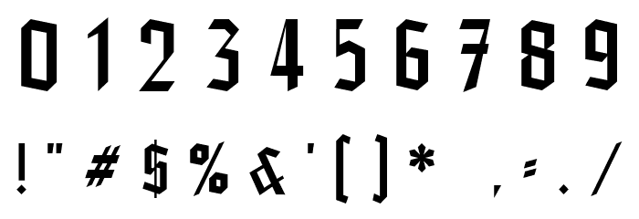 Blankenburg_UNZ1A Italic Font OTHER CHARS