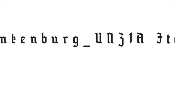 Blankenburg_UNZ1A Italic Logo