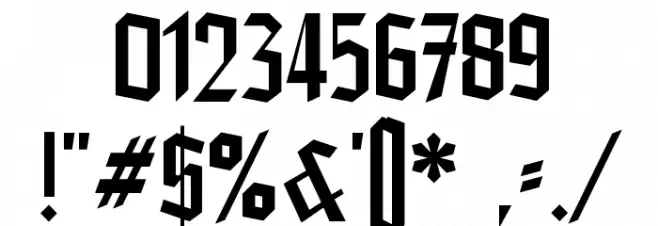 Blankenburg_UNZ1A Font OTHER CHARS