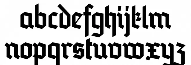 Blankenburg_UNZ1A Font LOWERCASE