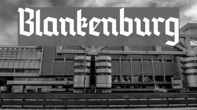 Blankenburg Font examples