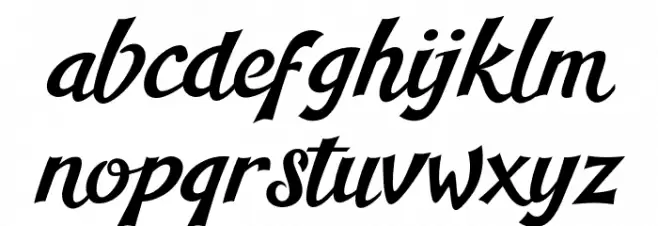 Blankeny-Script Fuentes MINÚSCULAS