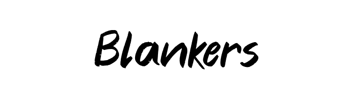 Blankers  les polices de caractères gratuit tlcharger
