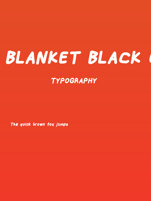 Blanket Black Oblique Poster