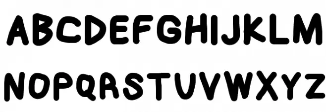 Blanket Black Font UPPERCASE