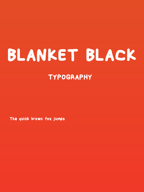 Blanket Black Poster