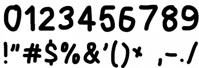 Blanket Bold Font OTHER CHARS