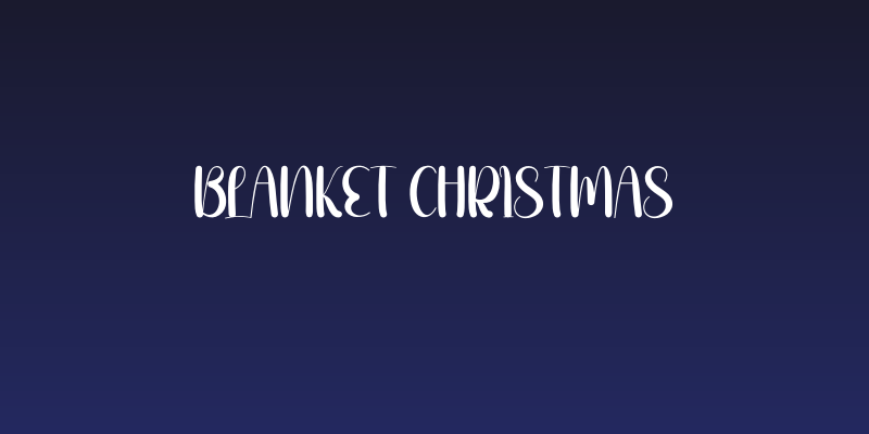 Blanket Christmas Social Header