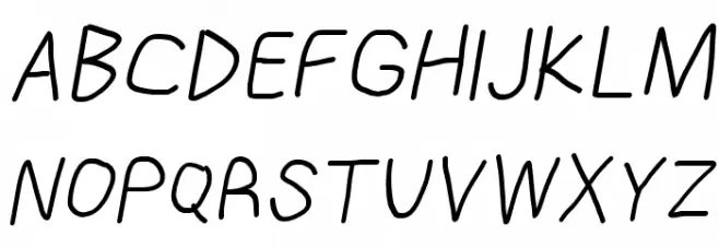 Blanket Light Oblique Schriftart Groß