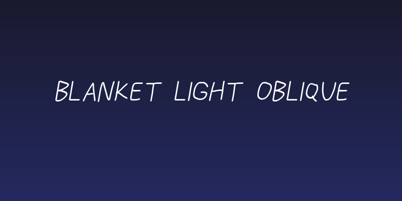 Blanket Light Oblique Social Header